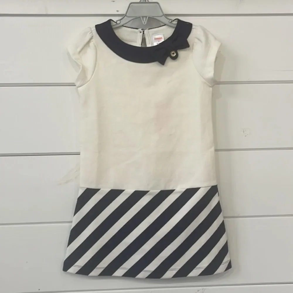 Gymboree Cape Cod Dress NEW Size 6 Cutie White Striped Color Block Nautical